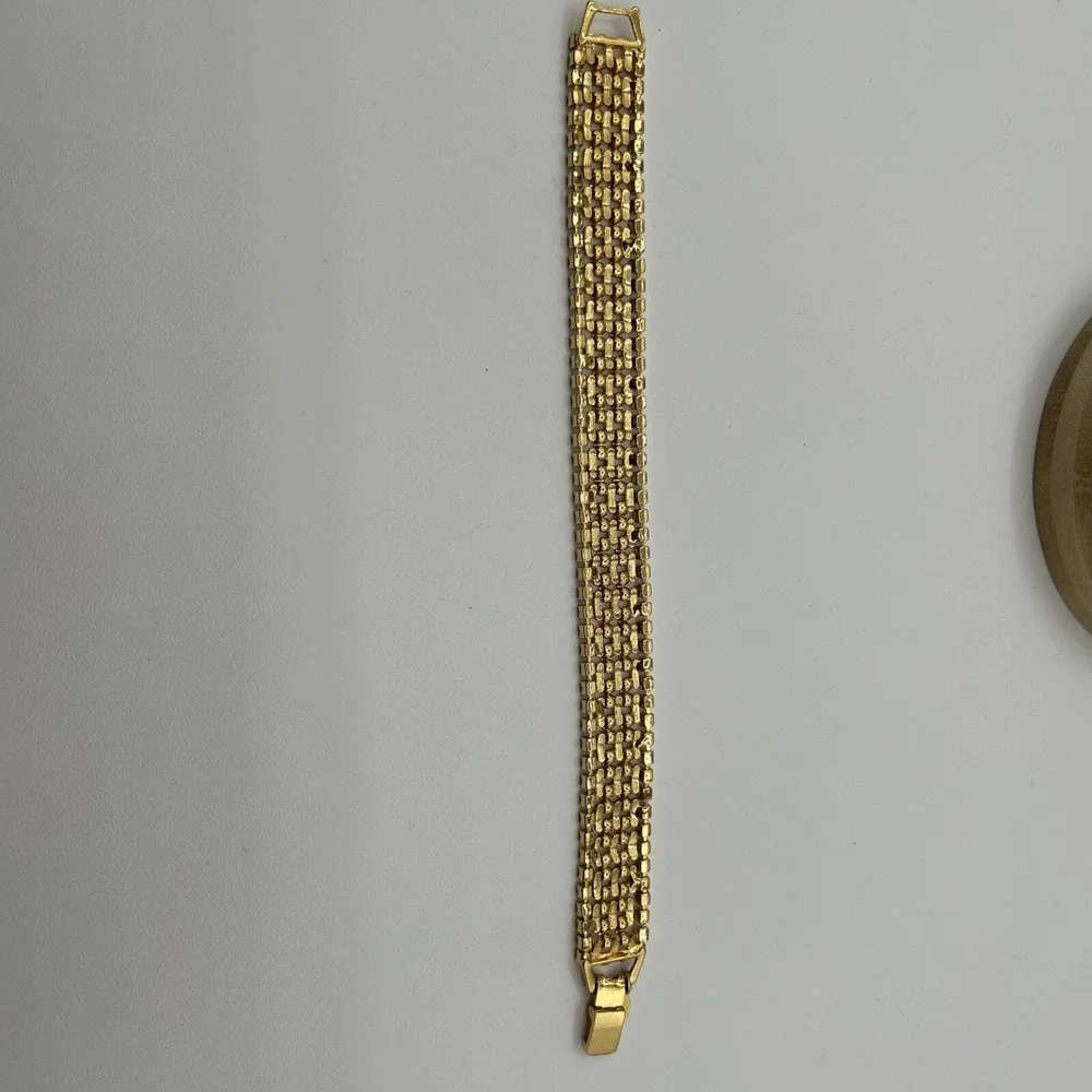 KJL Bracelet Gold-Tone Mesh 7-1/2